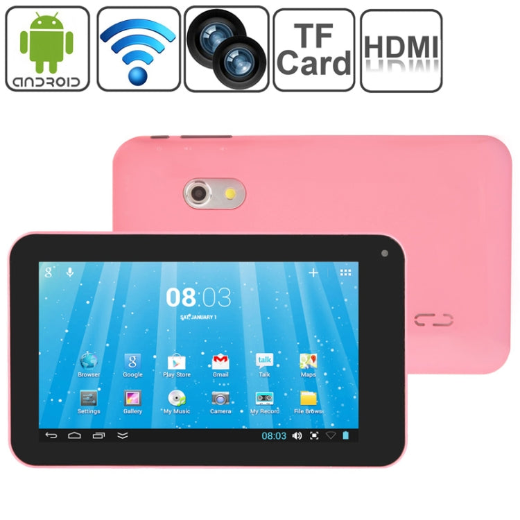7.0 inch Android 4.2 Tablet PC, CPU: VIA WM8880 Dual Core, 1.5GHz