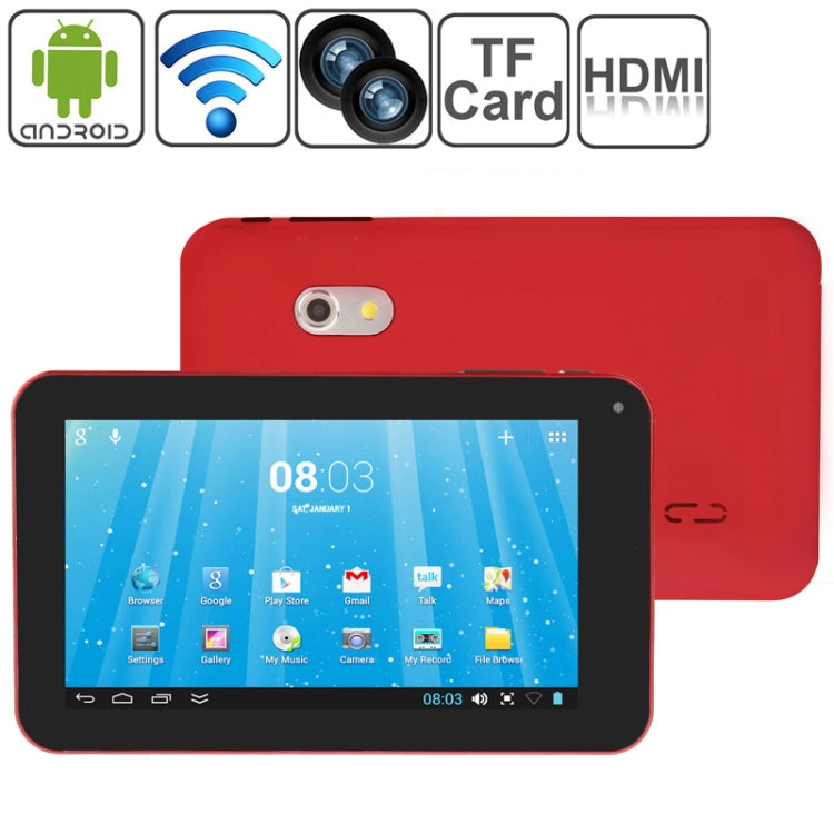 7.0 inch Android 4.2 Tablet PC, CPU: VIA WM8880 Dual Core, 1.5GHz