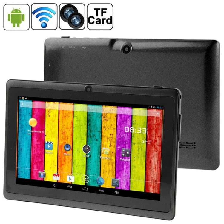 7.0 inch Tablet PC, 512MB+4GB, Android 4.2.2, 360 Degrees Menu Rotation, Allwinner A33 Quad-core, Bluetooth, WiFi