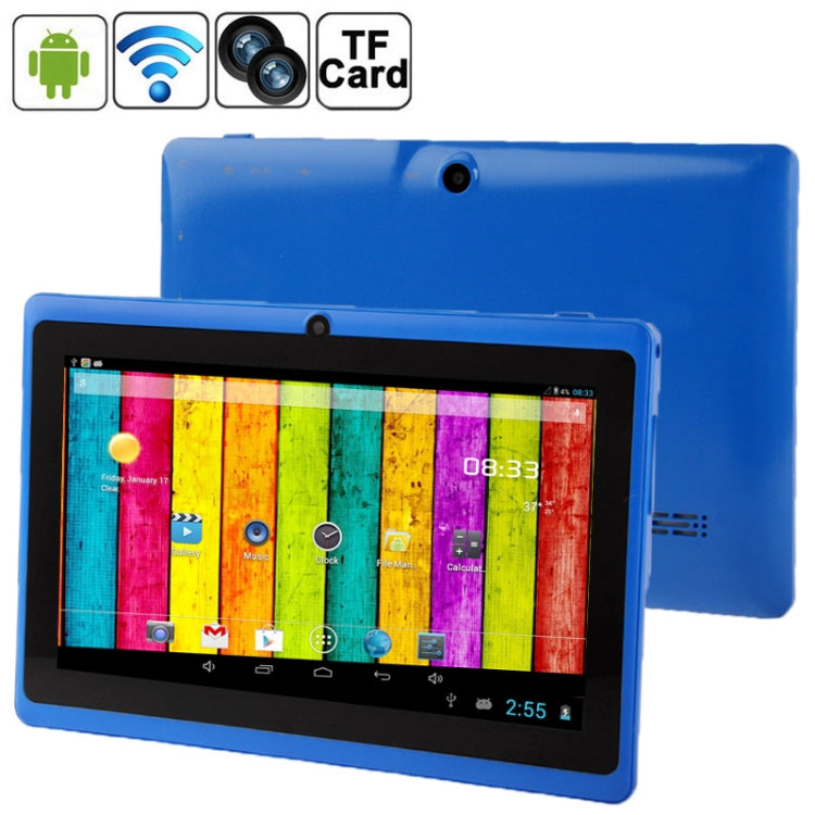 7.0 inch Tablet PC, 512MB+4GB, Android 4.2.2, 360 Degrees Menu Rotation, Allwinner A33 Quad-core, Bluetooth, WiFi