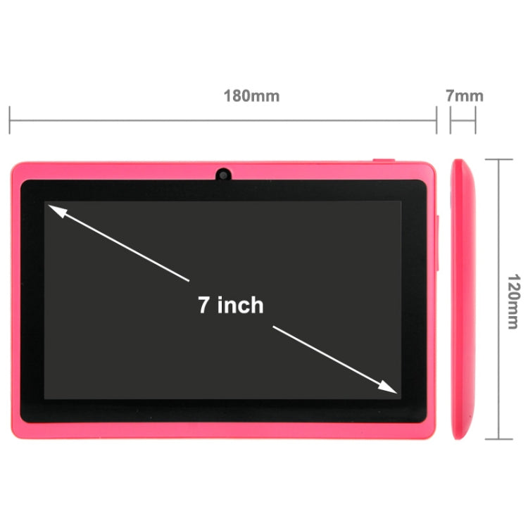 7.0 inch Tablet PC, 512MB+4GB, Android 4.2.2, 360 Degrees Menu Rotation, Allwinner A33 Quad-core, Bluetooth, WiFi