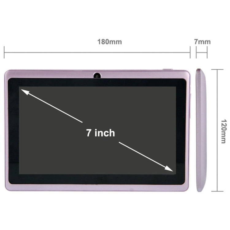 7.0 inch Tablet PC, 512MB+4GB, Android 4.2.2, 360 Degrees Menu Rotation, Allwinner A33 Quad-core, Bluetooth, WiFi