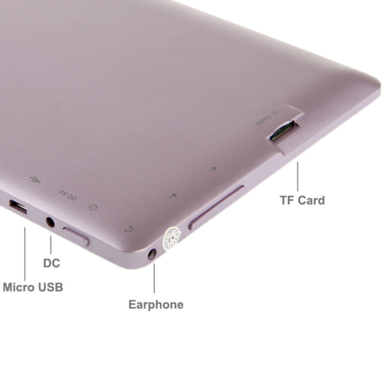 7.0 inch Tablet PC, 512MB+4GB, Android 4.2.2, 360 Degrees Menu Rotation, Allwinner A33 Quad-core, Bluetooth, WiFi
