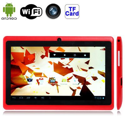 7.0 inch Tablet PC, 512MB+4GB, Android 4.2.2, 360 Degrees Menu Rotation, Allwinner A33 Quad-core, Bluetooth, WiFi