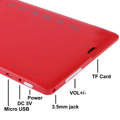 7.0 inch Tablet PC, 512MB+4GB, Android 4.2.2, 360 Degrees Menu Rotation, Allwinner A33 Quad-core, Bluetooth, WiFi