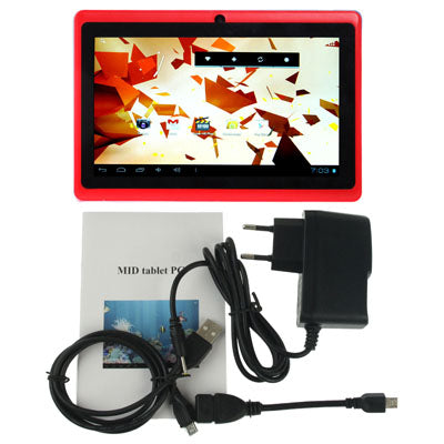 7.0 inch Tablet PC, 512MB+4GB, Android 4.2.2, 360 Degrees Menu Rotation, Allwinner A33 Quad-core, Bluetooth, WiFi