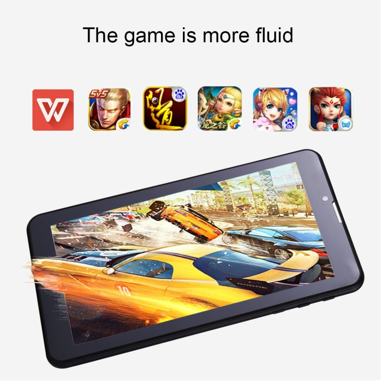 7.0 inch Tablet PC, 1GB+16GB, 3G Phone Call, Android 4.4.2, MTK6582 Quad Core up to 1.3GHz, Dual SIM, WiFi, OTG, Bluetooth