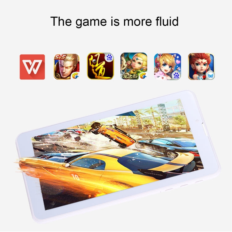 7.0 inch Tablet PC, 1GB+16GB, 3G Phone Call, Android 4.4.2, MTK6582 Quad Core up to 1.3GHz, Dual SIM, WiFi, OTG, Bluetooth