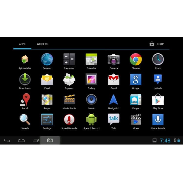 7.0 inch Android 4.1 Smart Box, MA-307, RAM: 1GB, CPU: RK2928, 1.2GHz(White)