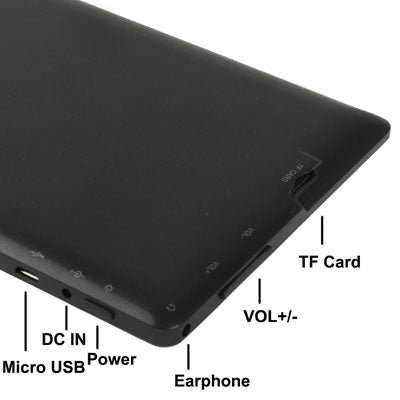 7.0 inch Android 4.0 Tablet PC, CPU: Allwinner A13, 1.0GHz(Black)