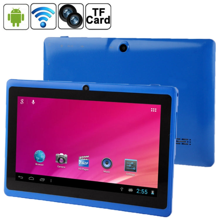 Q88 Tablet PC, 7.0 inch, 1GB+8GB, Android 4.0, 360 Degree Menu Rotate, Allwinner A33 Quad Core up to 1.5GHz, WiFi, Bluetooth
