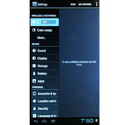 Amaway A702 Tablet PC, 7.0 inch Android 4.0(White)