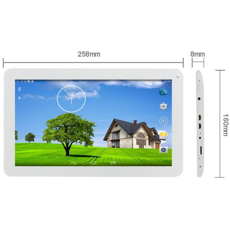 10.1 inch Android 4.4 Tablet PC 16GB, GLD-12, CPU: MTK8127 Quad Core, RAM: 1GB, Support GPS