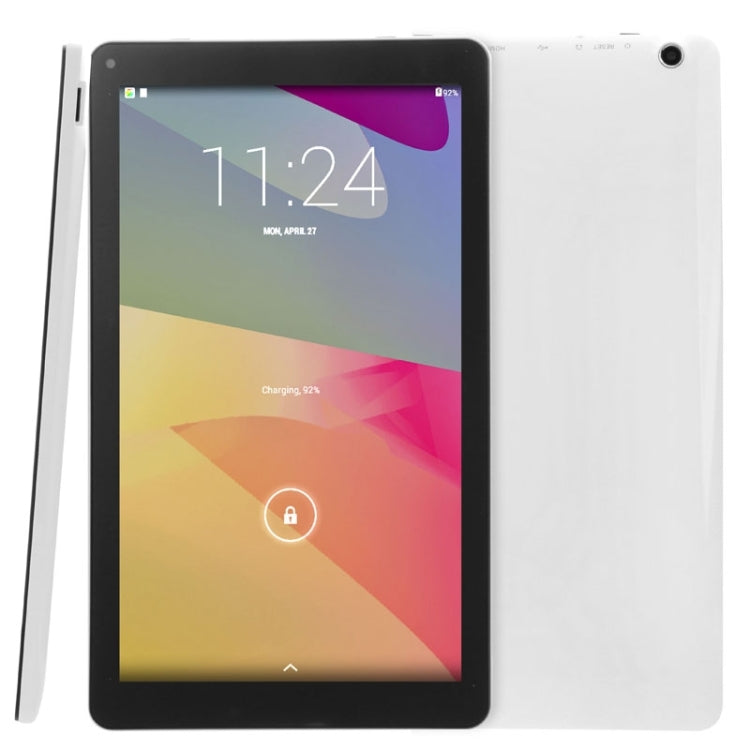 10.1 inch Screen Android 4.4 Tablet PC 16GB, AM1009B, CPU: Allwinner A83 Octa Core Cortex A7 2.0GHz, RAM: 1GB(White)