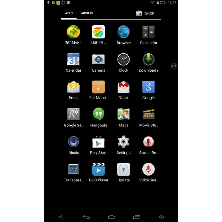 10.1 inch Screen Android 4.4 Tablet PC 16GB, AM1009B, CPU: Allwinner A83 Octa Core Cortex A7 2.0GHz, RAM: 1GB(White)