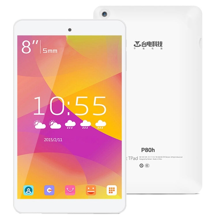 Teclast P80h, 8.0 inch, 1GB+8GB, Android 5.1, MT8163 Quad-core 1.3GHz, HDMI, BT, WiFi, OTG(White)