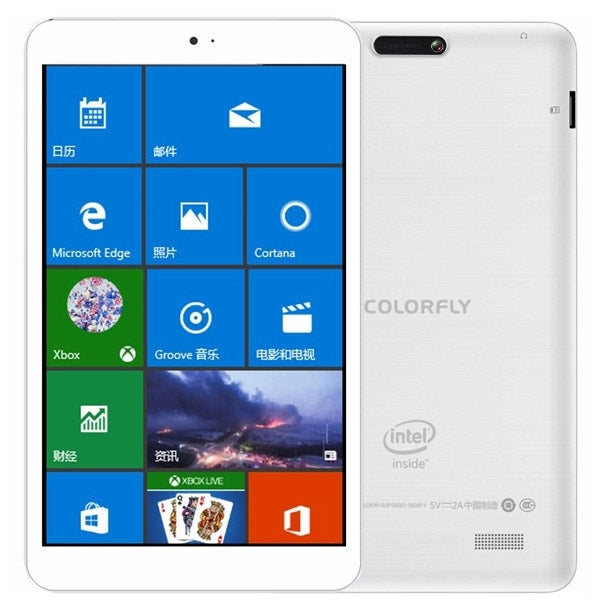 Colorfly i820 Speed Tablet PC 32GB, 8.0 inch Windows 10, Intel Atom x5-Z8300 Quad Core 1.44GHz, RAM: 2GB
