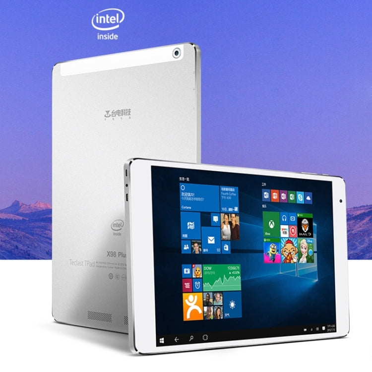 Teclast X98 Plus Dual OS, 4GB+64GB, 9.7 inch Win10 & Android 5.1, CPU: Intel Broadwell Atom x5-Z8300 1.44-1.84GHz