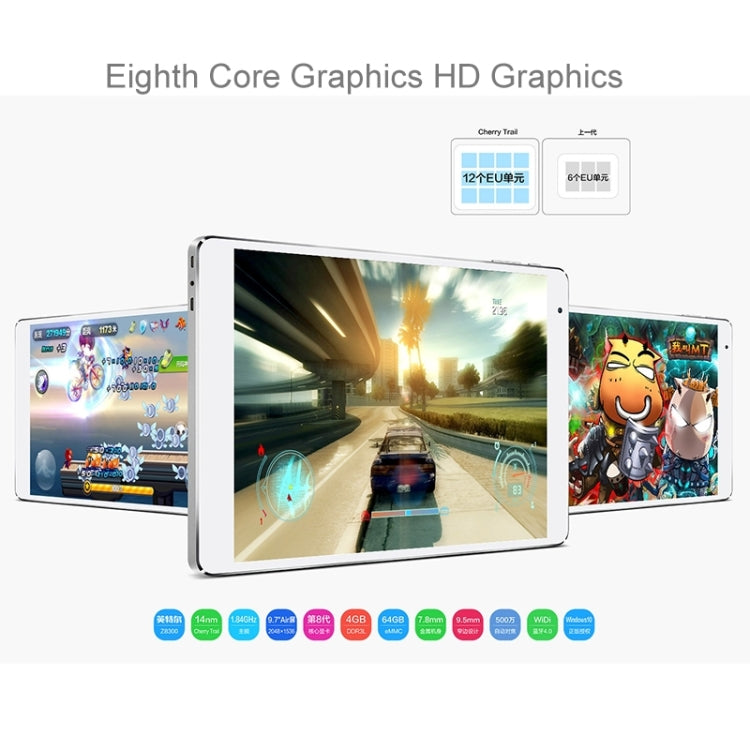 Teclast X98 Plus Dual OS, 4GB+64GB, 9.7 inch Win10 & Android 5.1, CPU: Intel Broadwell Atom x5-Z8300 1.44-1.84GHz