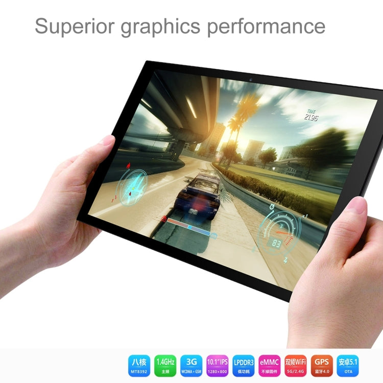 Teclast X10, 1GB+16GB, 3G Phone Call, 10.1 inch Android 5.1 MT8392 Octa Core up to 1.4GHz(Black)