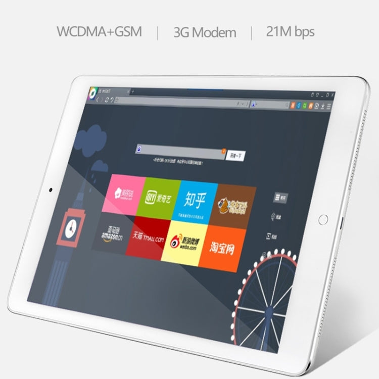 ONDA V919 3Gs Tablet PC 16GB, 9.7 inch 3G Phone Call Android 5.1, Intel SoFIA 3G-R Atom X3 C3230 Quad Core 1.0GHz, RAM: 1GB, CE FCC ROHS WEEE Certification