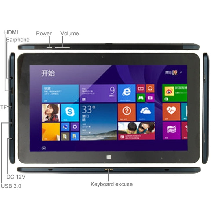 CUBE i7 Stylus, 4GB+64GB, 10.6 inch Windows 10, Intel Core-M Dual Core