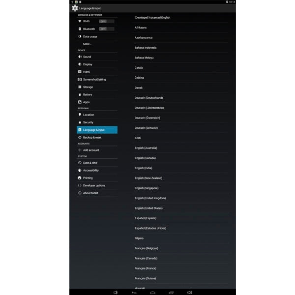 RK133-1 Tablet PC 16GB, 13.3 inch Android 4.4, RK3188 Cortex A9 Quad-core 1.6GHz, RAM: 1GB(Silver)