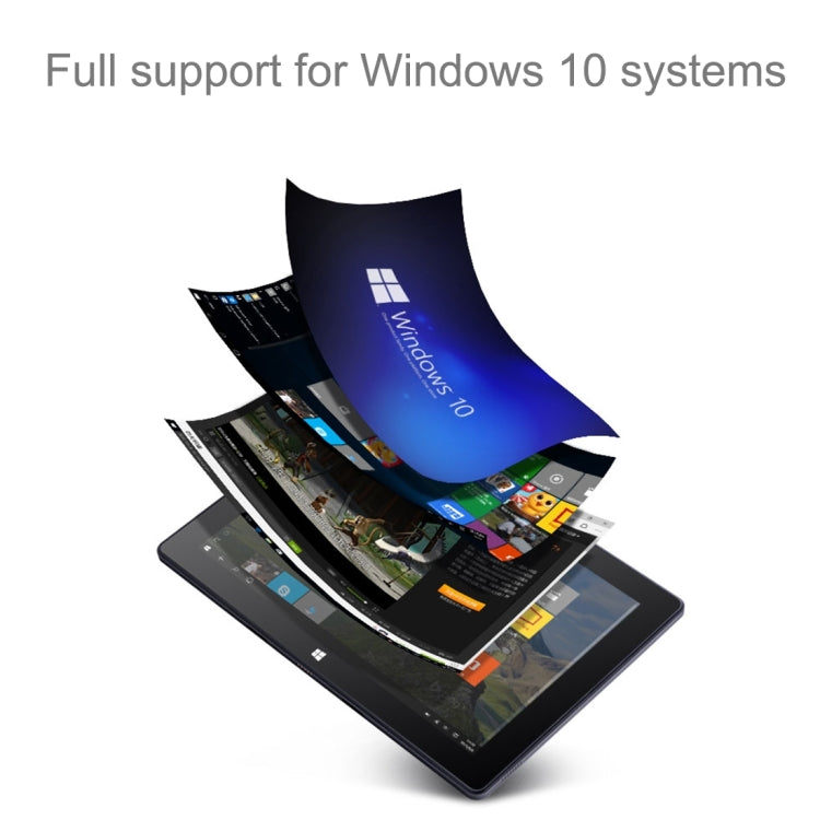 PiPO W1s Dual Boot Tablet PC 32GB, 2 in 1 10.1 inch Windows 10 & Android 5.1 with Keyboard, CPU: Inte l Atom Z8300 Quad Core 1.84GHz, RAM: 2GB(Black)