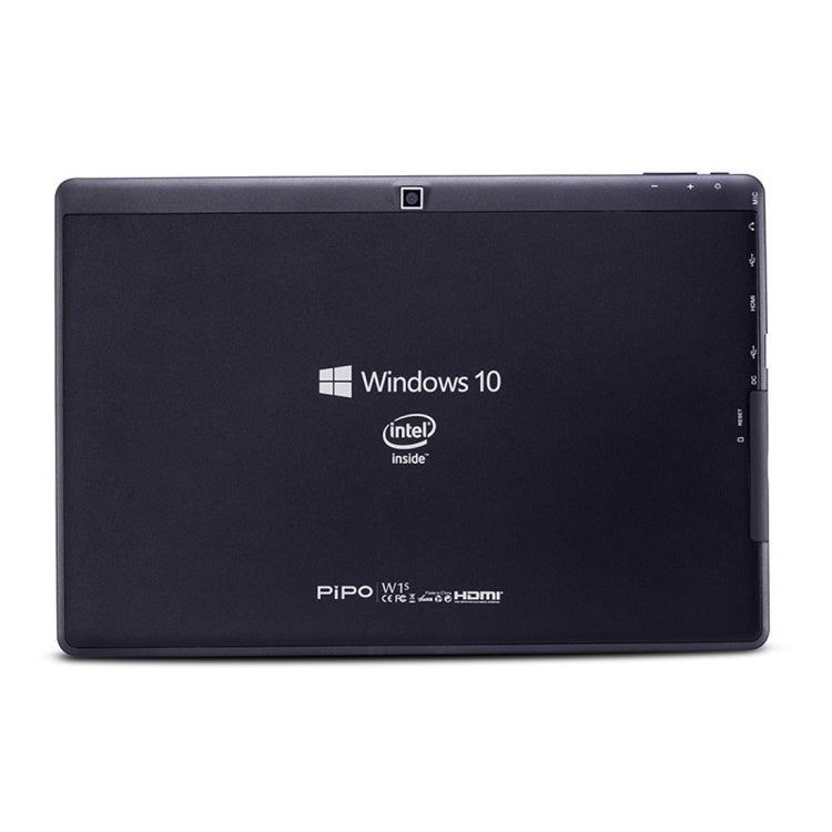 PiPO W1s Dual Boot Tablet PC 32GB, 2 in 1 10.1 inch Windows 10 & Android 5.1 with Keyboard, CPU: Inte l Atom Z8300 Quad Core 1.84GHz, RAM: 2GB(Black)