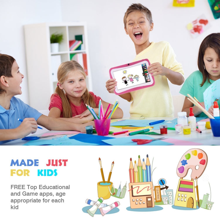 M755 Kids Education Tablet PC, 7.0 inch, 1GB+16GB, Android 5.1 Allwinner A33 Quad Core up to 1.3GHz, 360 Degree Menu Rotation, WiFi
