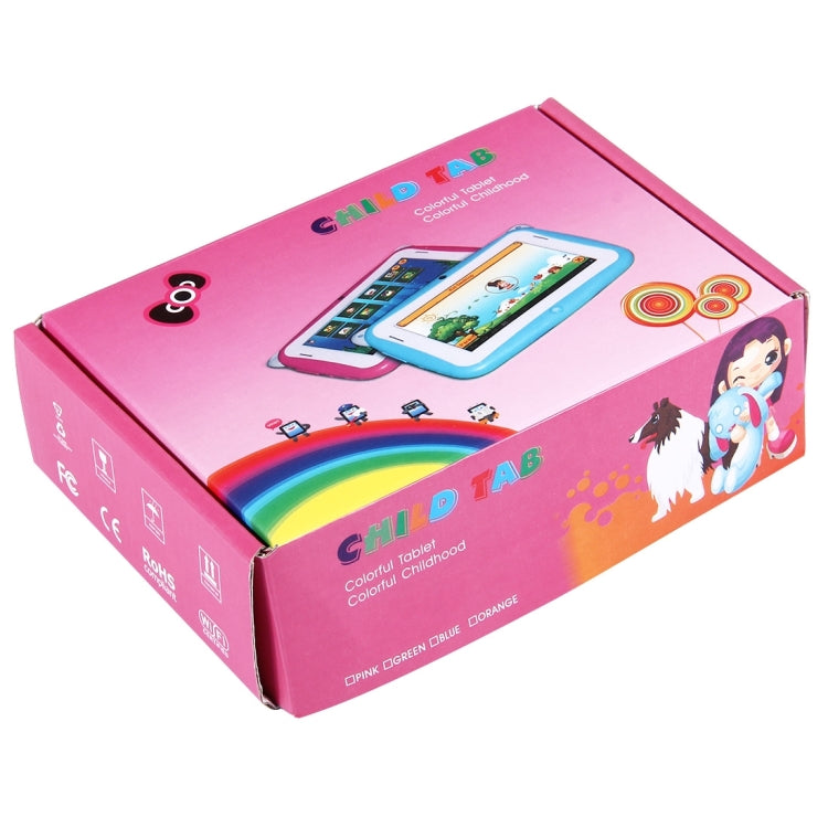 Kids Education Tablet PC, 4.3 inch, 512MB+4GB, Android 4.2, RK2926 ARM Cortex-A9 Dual Core 1.0GHz, WiFi, Dual Cameras