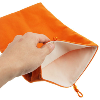 HSD-PT105 Soft Flannel Carry Bag with Pearl Button for 10 inch Tablet PC , Size: 28 x 20cm