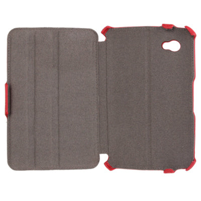 Litchi Texture Stereo Type Leather Case with Holder for Samsung Tab 2 / P3100,