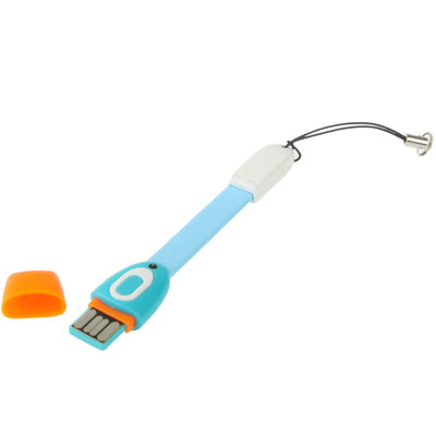 10.2cm Multifunction Micro 5 Pin to USB 4.0 Sync Cable with TF Card Slot, Random Color Delivery, For Samsung, HTC, LG, Sony, Nokia, Xiaomi, Huawei and other Smartphones