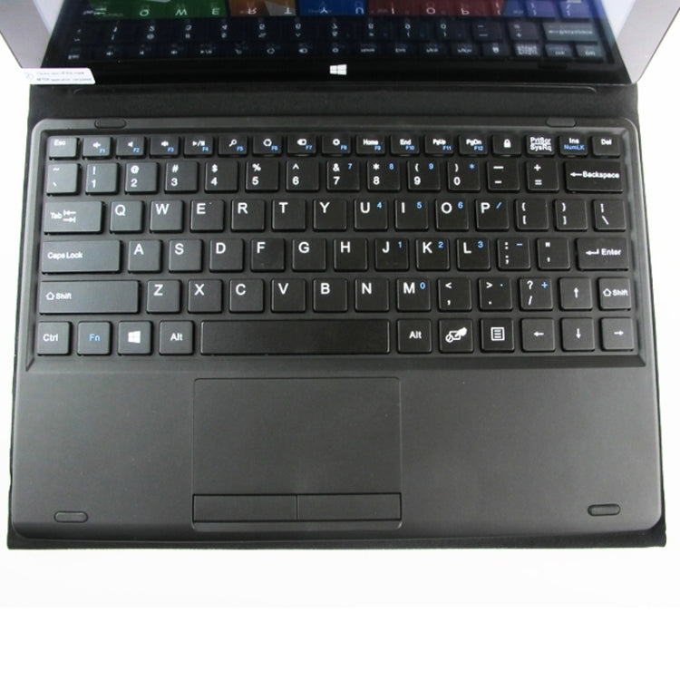 Keyboard + Leather Tablet Case with Holder for WIN 7 / WIN 8 / WIN 10, 10 inch / 10.6 inch Tablet(Black)