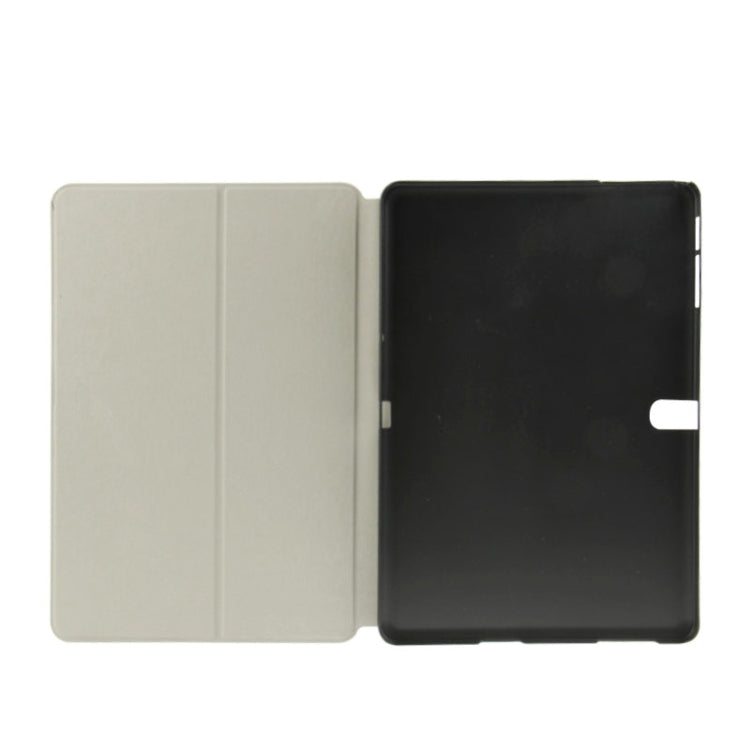 For Galaxy Tab Pro 10.1 / SM-T520 Sand Texture Flip Leather Case with Holder