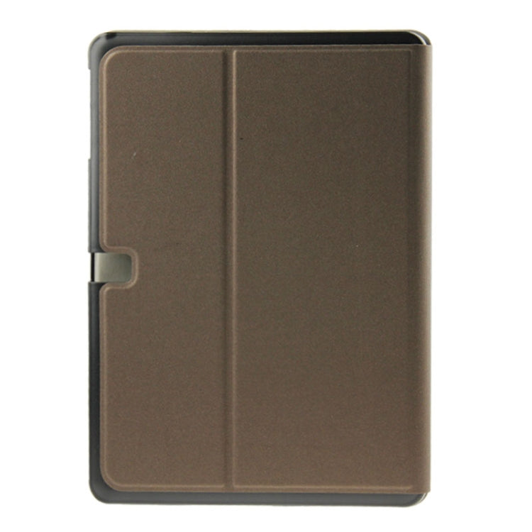 For Galaxy Tab Pro 10.1 / SM-T520 Sand Texture Flip Leather Case with Holder