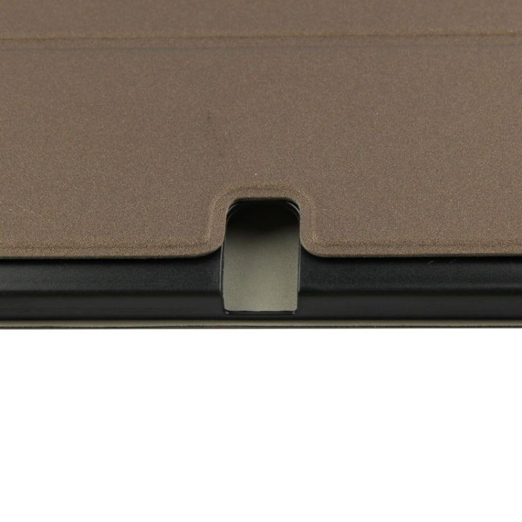 For Galaxy Tab Pro 10.1 / SM-T520 Sand Texture Flip Leather Case with Holder