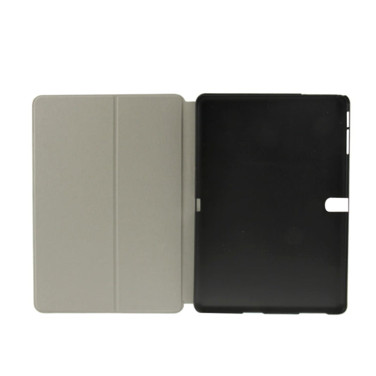 For Galaxy Tab Pro 10.1 / SM-T520 Sand Texture Flip Leather Case with Holder