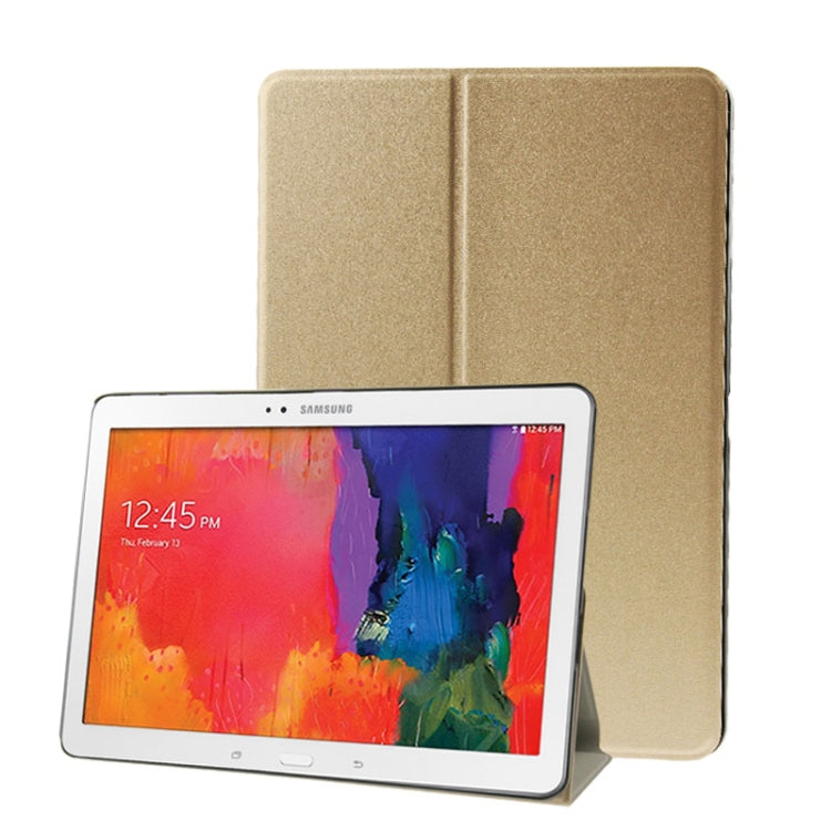For Galaxy Tab Pro 10.1 / SM-T520 Sand Texture Flip Leather Case with Holder