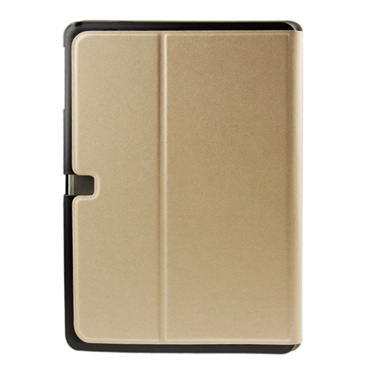 For Galaxy Tab Pro 10.1 / SM-T520 Sand Texture Flip Leather Case with Holder
