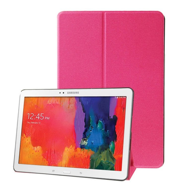 For Galaxy Tab Pro 10.1 / SM-T520 Sand Texture Flip Leather Case with Holder
