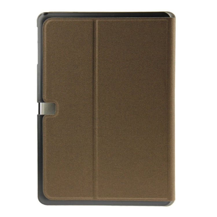For Galaxy Tab Pro 10.1 / SM-T520 Sand Texture Flip Leather Case with Holder