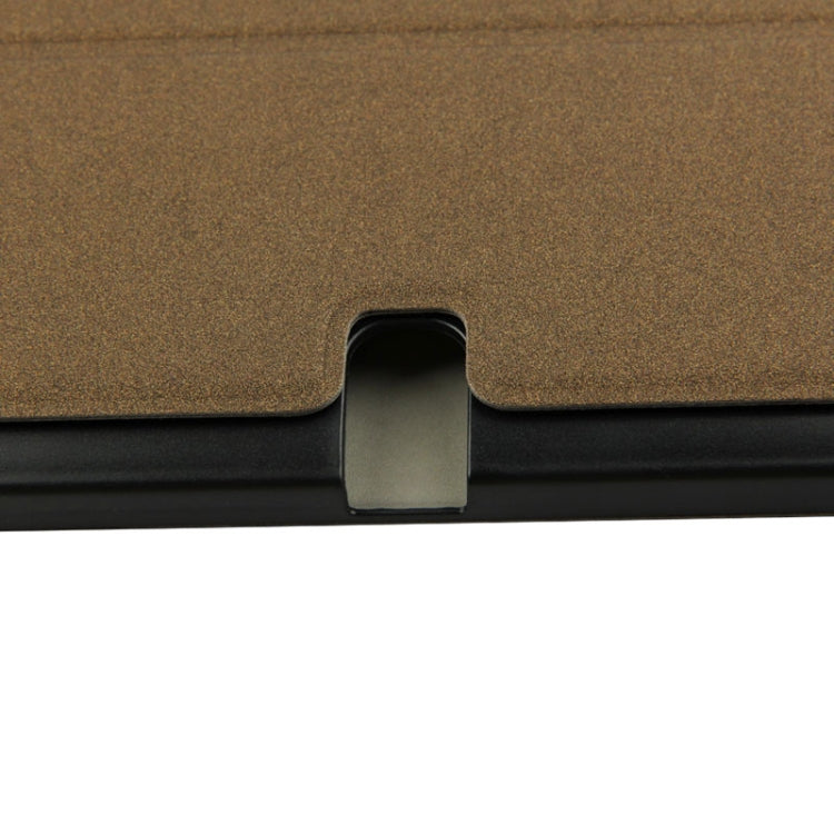 For Galaxy Tab Pro 10.1 / SM-T520 Sand Texture Flip Leather Case with Holder