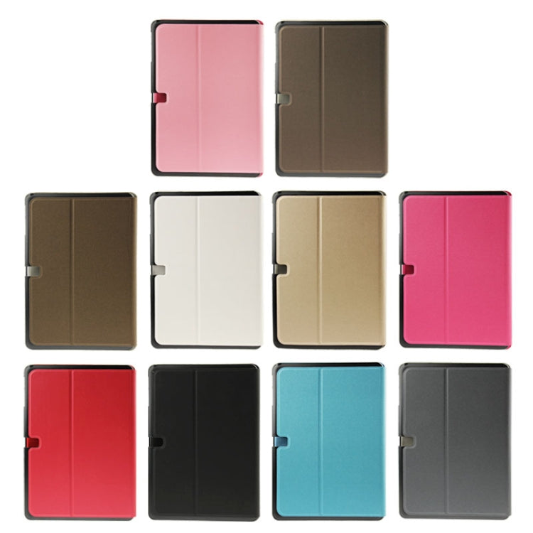For Galaxy Tab Pro 10.1 / SM-T520 Sand Texture Flip Leather Case with Holder