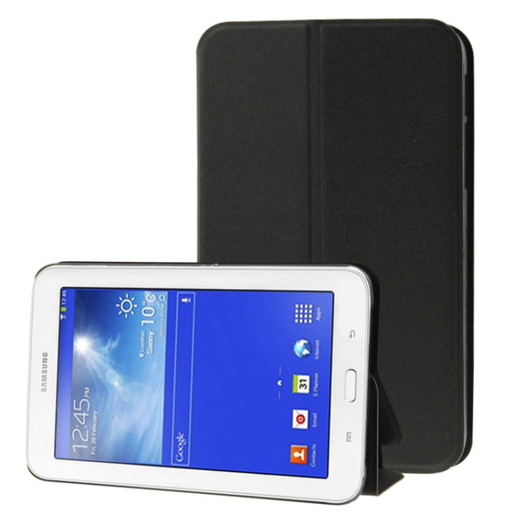 Frosted Texture Flip Leather Case with Holder for Galaxy Tab 3 Lite T110 / T111