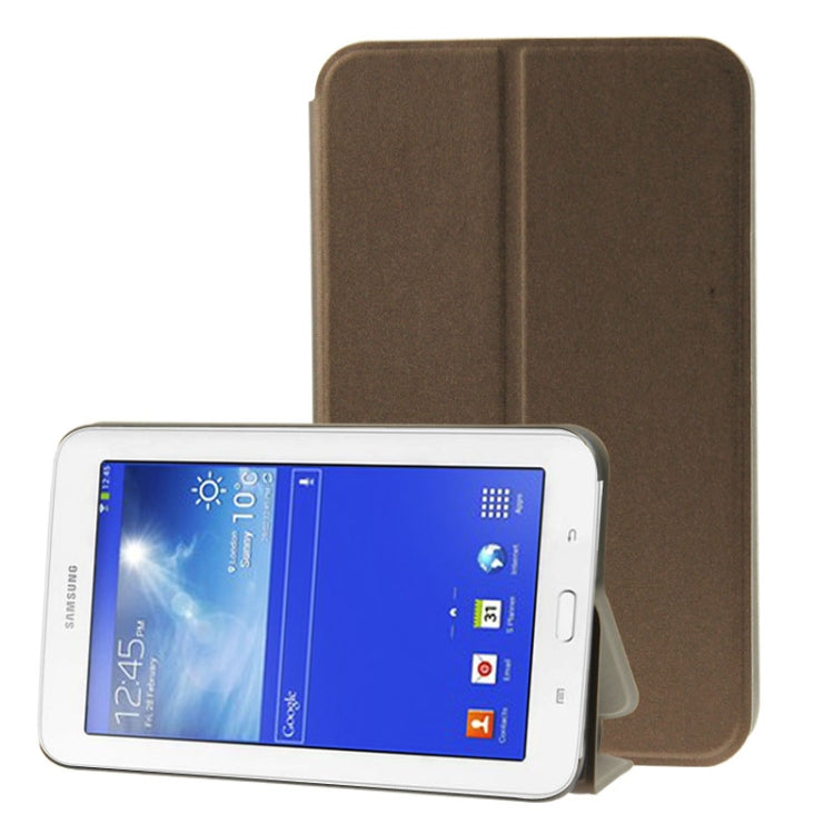 Frosted Texture Flip Leather Case with Holder for Galaxy Tab 3 Lite T110 / T111