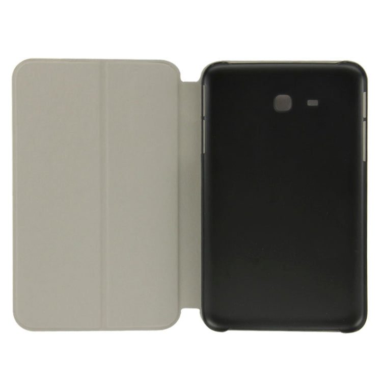 Frosted Texture Flip Leather Case with Holder for Galaxy Tab 3 Lite T110 / T111
