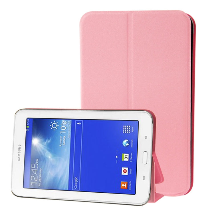 Frosted Texture Flip Leather Case with Holder for Galaxy Tab 3 Lite T110 / T111