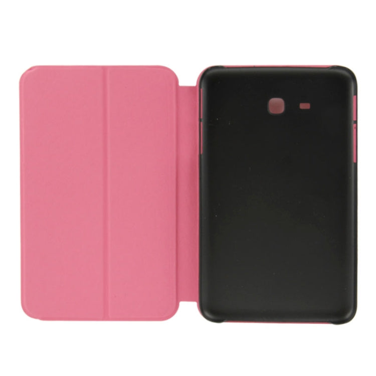 Frosted Texture Flip Leather Case with Holder for Galaxy Tab 3 Lite T110 / T111